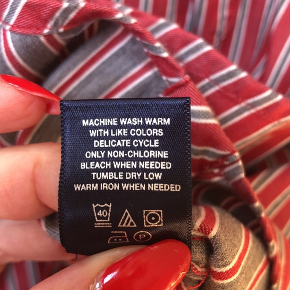 LINCS Size L button down collared 100% cotton - Picture 6 of 7